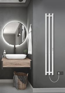 Полотенцесушитель электрический Indigo Style Pro LSPRE120-13WMRt 120x13 см белый матовый